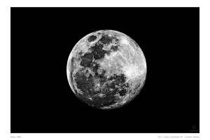 Moon HDR. Shot with Sony Cybershot H7.